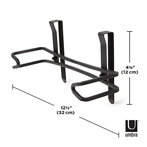 Servilletero Umbra Squire Negro, soporte de mesa compacto de estilo industrial 3