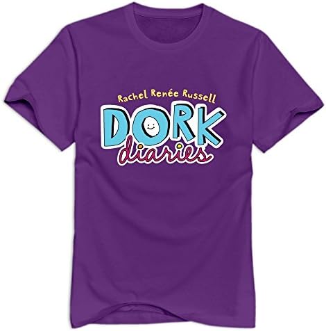 Purple Enewno Dork Diaries 10 Casual T Shirts For Mens Size M