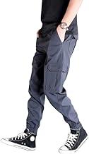 Men's Kharkhar Cargo Pants Multi-Pocket, Loose Fit, Comfortable Work Pants, Durable Trousers & Everyday Wear