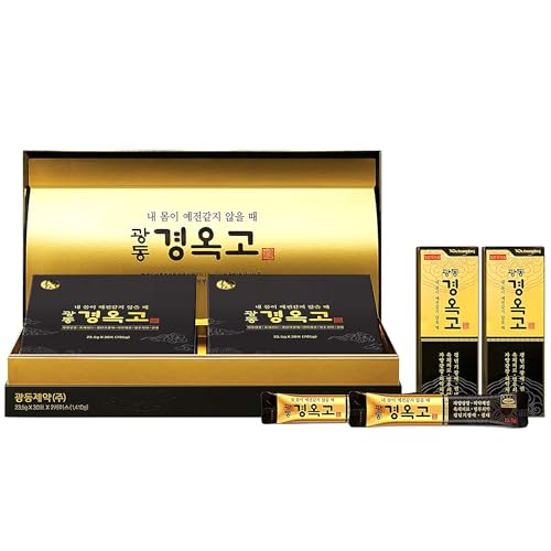KWANGDONG Kyung Ok Ko Premium Korean Herbal Supplement - Natural Energy Booster for Men & Women, Traditional Ok Ko Formula with Ginseng, Honey & Herbal Ingredients, 60 Packets