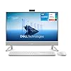Dell Desktop 27 FHD Display, Intel Core i5-1334U, 16 GB DDR5 RAM, 512 GB SSD, Intel Iris Xe Graphics, Windows 11 Home - White