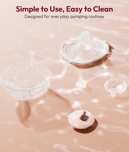 Image of NCVI Wearable Breast Pump, in-Bra Hands-Free Electric Pump with Carry Case