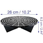2 PCS Automotive Buckets Insert Grits Traps (Black, 10.2 Inch) - Image 2