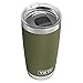YETI Tumbler Rambler 20Oz Olive Green w Lid, 1 Each