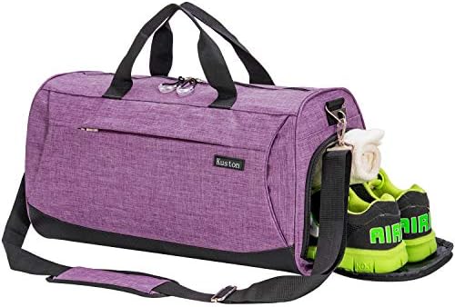 Sports Small Gym Bag for Men and Women Travel Duffel Bag Workout Bag with Shoes Compartment&Wet Pocket