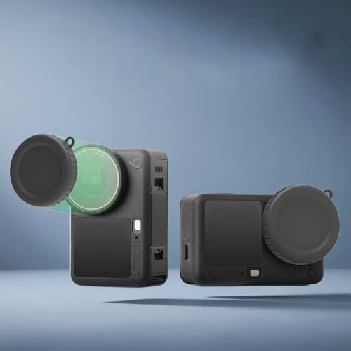 SZZCNOX 2Pcs Lens Cap for DJI Osmo Action 6, Soft Silicone Lens Protector Lens Dust Cover Protective Accessories Compatible with DJI Osmo Action 6 Camera, with Anti-Loss Lanyard Hole by SZZCNOX - Used condition - Image 8