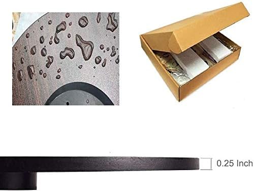 Miniatura 6 de Cesta de reloj colgante de color rojo manzana para cocina, dormitorio, sala de estar, se adapta a náuticas o campestres, 10 pulgadas