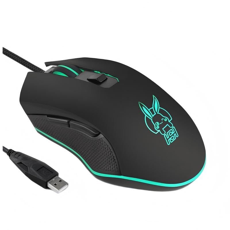Image of Maine Game Wired USB Mouse, 2400 DPI, 4 Adjustable Levels, Silent, Factory Wholesale Sale (019, 1PACK)