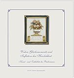 Wahre Glücksmomente und Inflation der Herzlichkeit: Glückwunschbillets des Biedermeier