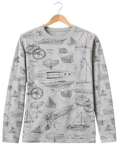 Image of RodZen Oversized | Loose Fit |Full Sleeves Cotton Loopnet Round Neck T-Shirt for Womens /Girls