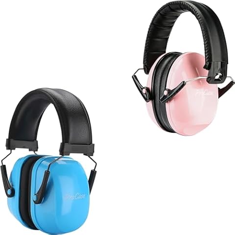 ProCase Kids Ear Protection Bundle with Kids Noise Reduction Earmuffs — $28.19 (15% off)