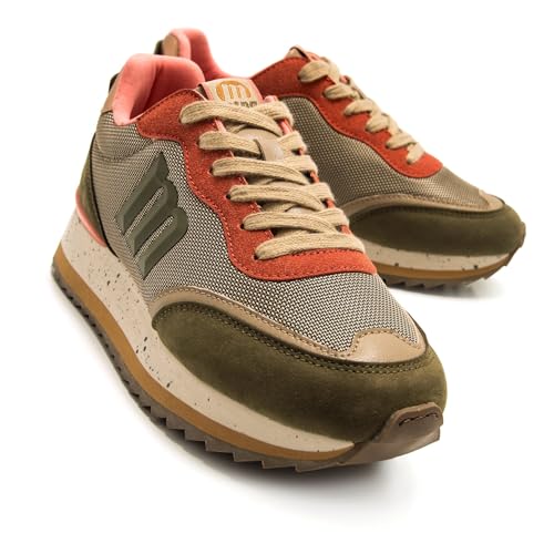 Mtng Para Mujer. 60872 Zapatillas Onyx Verde (36), Plano, Cordones, Casual - 7
