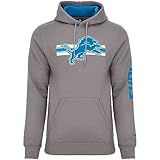 Stylischer und pflegeleichter Kapuzenpullover des American Football Teams Detroit Lions in der 2023 Sideline Edition.
