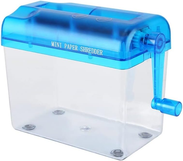Portable Mini Shredder Manual Paper Document Cutting Tool for Home Office