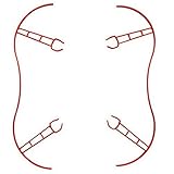 Propeller Protector, PINCHUANGHUI Parrot Protection ring Propeller Protective Guard Bumper Prop for Parrot Bebop 2.0 RC Drone Quadcopter Parts Accessories