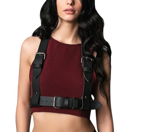 Punk Leather Waist Belt & Body Chain for Women