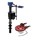 Fluidmaster 400CAR3P5 PerforMAX Adjustable High Performance Toilet Fill Valve and Flapper Repair Kit, For 3-Inch Flush Valve Toilets