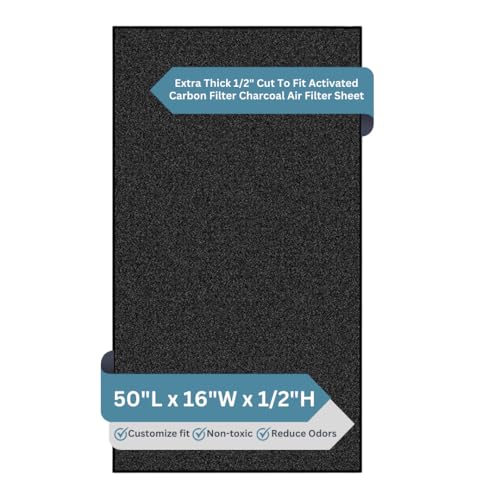 Fresh Headquarters Extra Thick Activated Carbon Filter Sheet - Premium 16