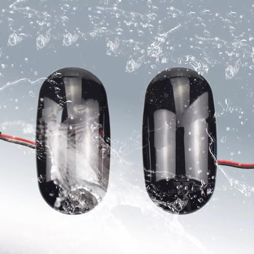 Feux de position latéraux à LED clignotant dynamique effet Crystal 2Pcs