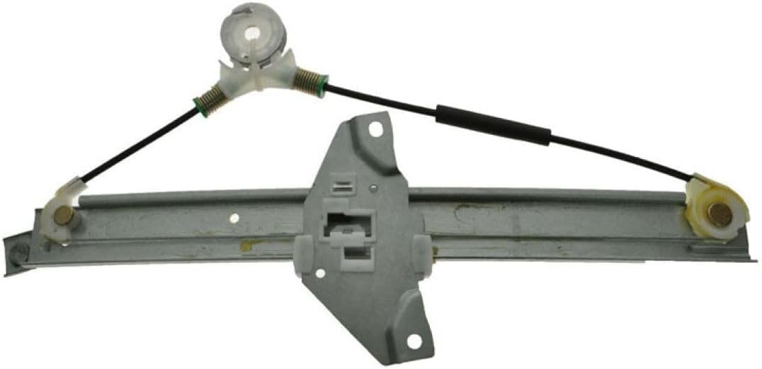 Rear Power Window Regulator Driver Side Galvanized Steel 135-58221L WRA52302 6984032090