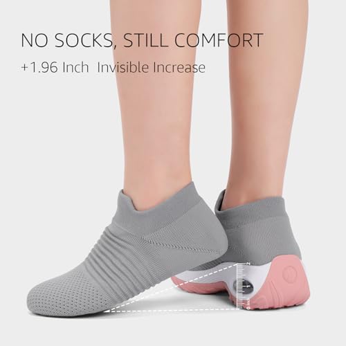 Image of STQ Walking Shoes Women Slip on Sneakers Non Slip Work Arch Support Tennis Plantar Fasciitis Orthopedic Breathable Mesh Comfortable Ladies Nursing