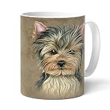 power gift Tasse Mug, Design chien YORKIE YORKSHIRE C. Humour Animal de compagnie message. Texte humoristique. Tasse café ou thé. Mug de Noel et pour un anniversaire. Idée cadeau originale