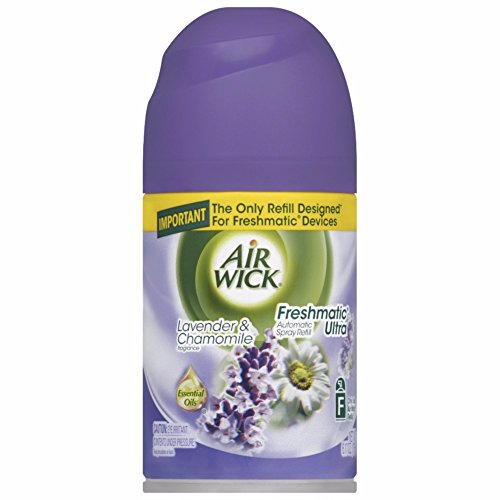 Air Wick Freshmatic Automatic Spray Air Freshener, Lavender and Chamomile Scent, 1 Refill, 6.17 Ounce (Pack of 6)