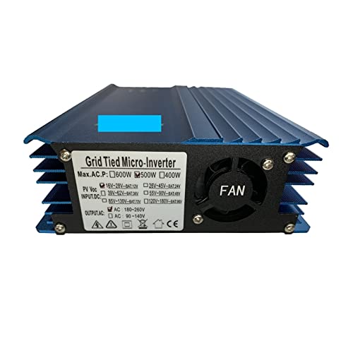 Onduleur de raccordement au réseau 500W pour injection batterie 24V