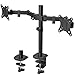 Price comparison product image PUTORSEN PC Dual Monitor Arm Stand Desk Mount Bracket with Height Adjustable Double Arm Desktop Clamp Mount for 17"-32" LCD LED Screens and Max VESA 100x100mm up to 9kg per Arm (Tilt Swivel Rotation)