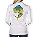 Southern Fin Apparel Womens Performance Fishing Shirt UPF Dri Fit Long Sleeve (Small, Mahi)