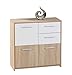 Produktbild Kit Buffet Eboli Rovere/Bianca cm.77x30x77h