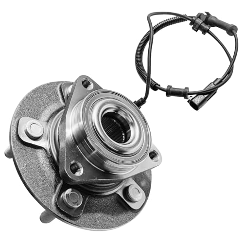 Image of Detroit Axle - 4WD Front CV Axle Kit 2012-2018 Ram 1500, CV Axle Wheel Bearing Hub Assembly 2013 2014 2015 2016 2017 Replacement
