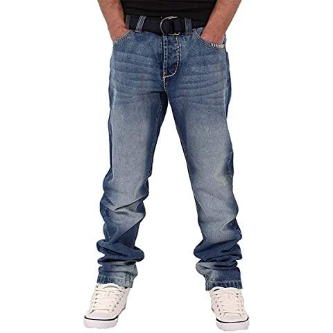 Peviani Downham Star Straight Fit Jeans with Belt Cover