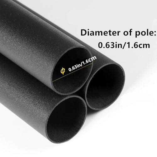 Adjustable Tarp Pole Canopy Pole Set of 2, Portable Tent Poles Rodsfor Camping Tarps,Tent,Awnings, Shelters, Hiking - Thumbnail 4