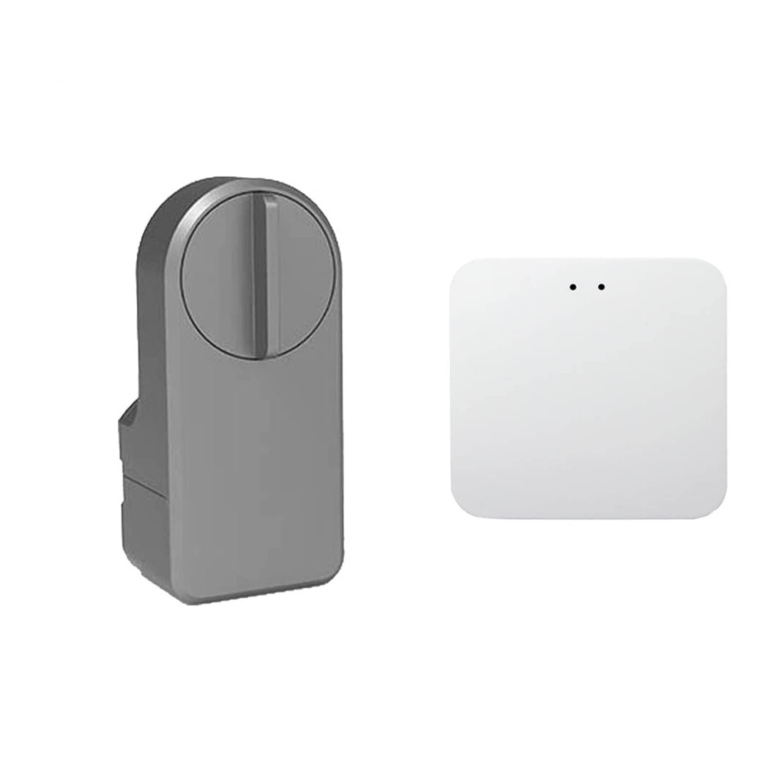 CVFRDD Smart Door Knob, Smart Door Lock Digital Password Bluetooth-compatible Intelligent Sticker Installation Tuya Electronic Keyless Entry Door Handle(Lock gateway)