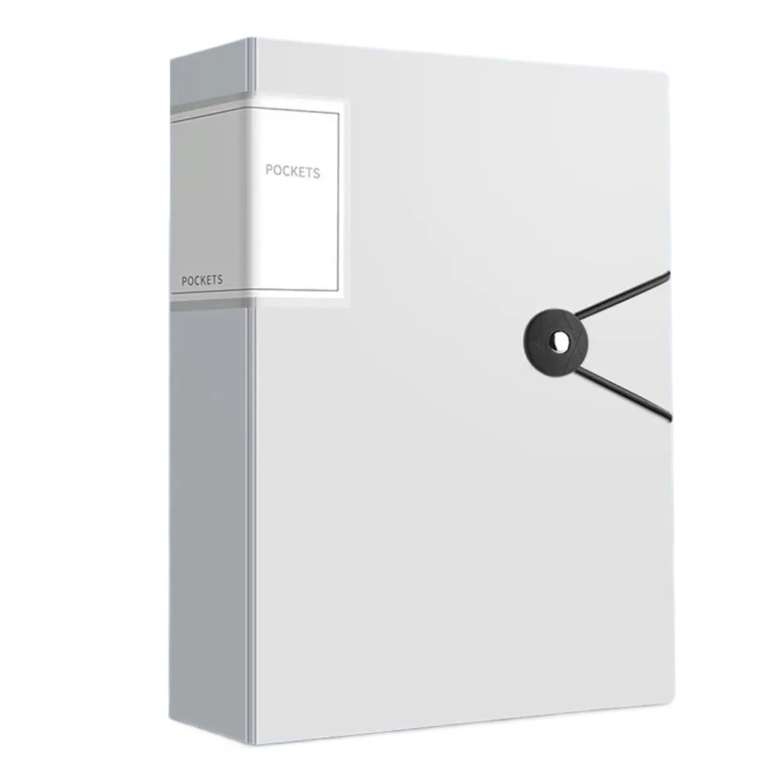 Carpeta de archivos A4 almacenamiento escritorio, organizador para Partituras, Archivos(White-100 sheets)