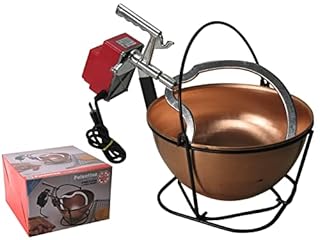 Polentina Ovbc Paiolo in Rame Polenta con Motore Elettrico 12 Lt. Gigante