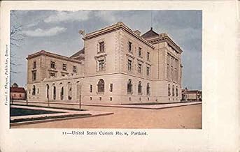 United States Custom House Portland, Oregon OR Original Antique Postcard