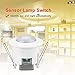 Ruitutedianzi 3X 110V-220V 360° Infrared Recessed PIR Ceiling Motion Sensor Detector Light Switch, Motion Light Sensor