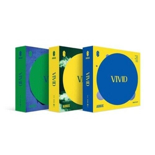 AB6IX 'Vivid' 2nd EP Album Random Version CD+80p PhotoBook+1p PhotoCard+1p Post+1p Colorship+1p Sticker+1p Photo Stand+1p AR Card+Message PhotoCard SET+Tracking Kpop Sealed