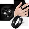 Anillo Inteligente de Cerámica con Chip RFID T5577 Reescritable, Negro o Blanco, Epoxi | Réplica de Tarjeta de Acceso 125kHz, Joyería de Anillo de Cerámica RF con Chip T5577 8