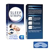Premium Mundpflaster Schlafen, 90er Set Anti Schnarch Pflaster, Mouth Tape...