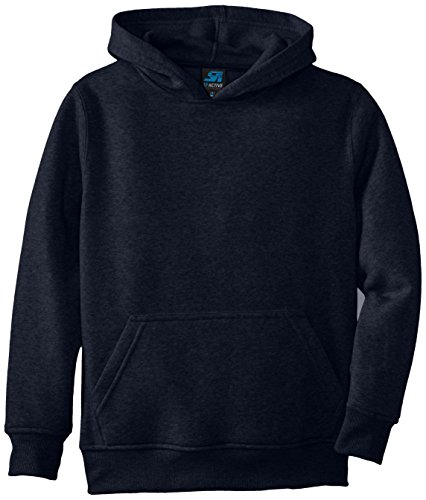 Southpole Kids Big Boys' Basic Pull Over Hooded Fleece in Heavy Weight Fabric
