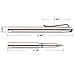 SMOOTHERPRO Stainless Steel Heavy Duty Pen with 3 Tact End Compatible with Parker Refill for Tremor Parkinson Arthritic Hands Ballpoint Pen(SP902)