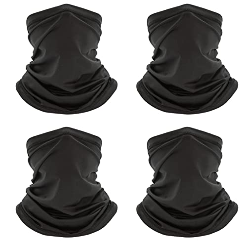 Ezovino 4 Pack Balaclava Mask Uv Face Shield Multipurpose Protector Neck Gaiter Mask #TOP29