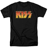 schwarz KISS Erwachsene T-Shirt Sunrise Logo - Schwarz - Mittel
