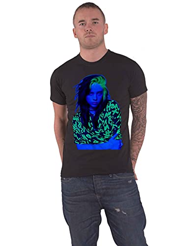 Rock Off Billie Eilish Press Photo Logo T-Shirt Black S