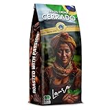 Brazil Crema Cerrado Farmers Kaffeebohnen 1Kg | 75% Arabica und 25% Robusta | mit Noten von Nüssen, Schokolade und Karamell | Mittlere Röstung, geringer Säuregehalt | Blue Orca Coffee