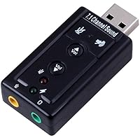 Tarjeta de Sonido USB 7.1, Sonido Envolvente, conexión Sencilla,