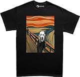 Halloween Van Gogh Scream Ghost Face Shirt for Men - Scream Merchandise - Horror Movie Shirts - Ghostface Merch - Scary Movie Tshirts - Horror Graphic Tees - Scream T-Shirt - Scream Halloween Shirt